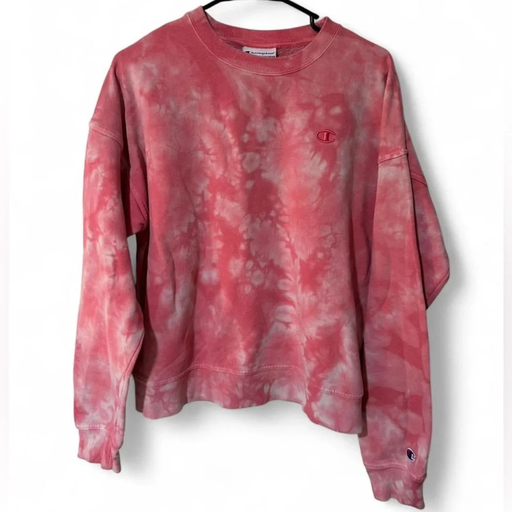 Champion Pink Tie-Dye Sweatshirt and Joggers Set - Picture 3 of 9
